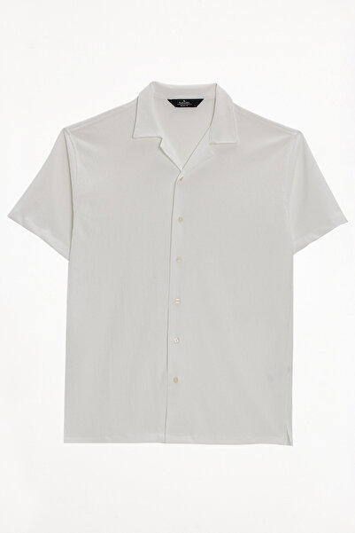 Tudors Ανδρικό πουκάμισο Relax Fit με άνετη εφαρμογή, κοντό μανίκι, γιακάς, ύ...