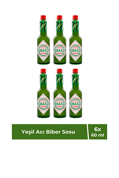 Tabasco Yeşil Acı Biber Sosu 57 ML X6