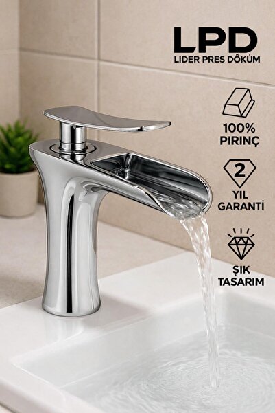 LPD LAVABO BATARYASI ŞELALE-KROM