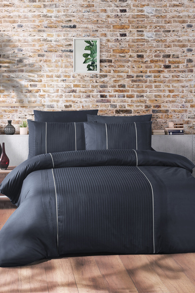 First Choice Κομψό 100% βαμβακερό 150 TC (60 νήματα) Deluxe Ranforce Σετ Παπλ...