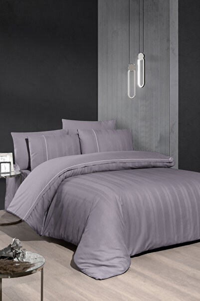 First Choice Διπλή παπλωματοθήκη - Μωβ - Απλό