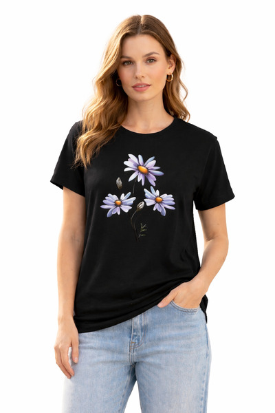 Gollinger Γυναικείο μπλουζάκι με στάμπα μαργαρίτες