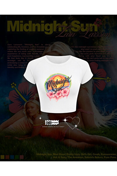 Store Larsson Midnight Sun Crop T-shirt