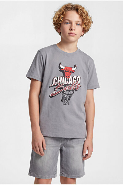 PAULMARK T-Shirt - Γκρι - Χαλαρή εφαρμογή