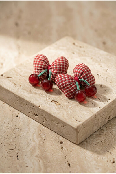 Katia&Bony Αφράτη Πόρπη Κεράσι Βουργουνδίας