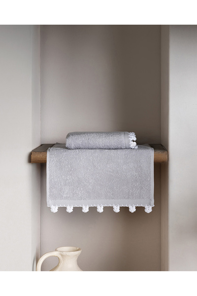 Madame Coco Πετσέτα - Γκρι - Πετσέτα χεριών