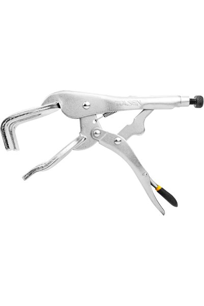 TOLSEN Clamping Clamp 9 Inch Forged Carbon Steel Nickel Plated