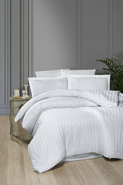 First Choice Σετ διπλής παπλωματοθήκης από 100% βαμβάκι 200 TC (80 νήματα) με...