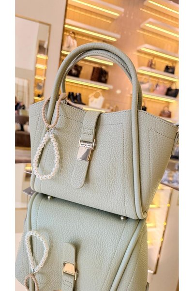DUYGUSHOESBAG حقيبة نسائية مستوردة من الجلد الناعم مع غطاء قابل للقفل وحزام طويل