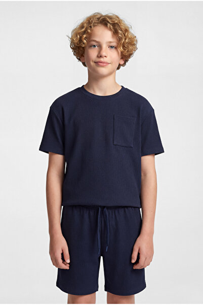 PAULMARK Μπλουζάκι για αγόρια Με υφή Με λεπτομέρεια τσέπης