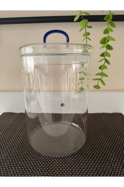 LAVORA Borosilicate Glass Jar 3100 ml (Base Diameter 15, Height 27 cm)