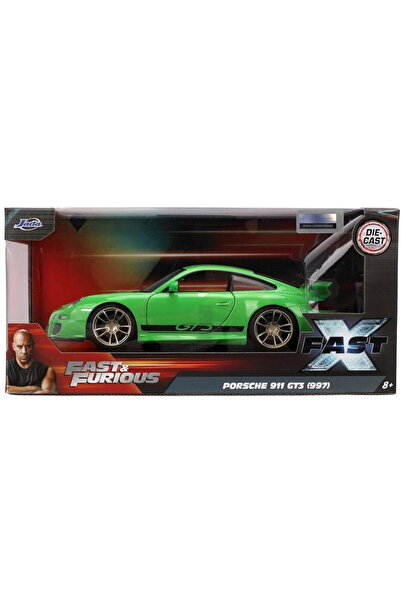 Jada Masina Macheta Toys Fast X 1/24 Porsche 911 GT3 (997) 2007, 10cm, model ...