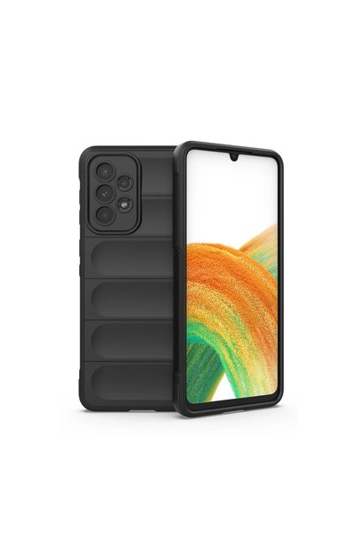 ArkhenX Samsung galaxy a33 5g case optimum silicone - black