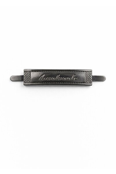 Kardelux Handmade Yazılı Çanta Metal Etiket Plaka Süs 4x1 cm Çanta Aksesuarı