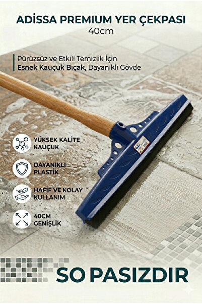 adissa Yeşil-Kırmızı-Mavi 3'lü Set Çekpas Çekçek Yersil Ucu 40 Cm Sağlam Kauç...