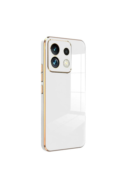 ArkhenX Xiaomi Redmi Note 13 4g Case Volet Silicone - White