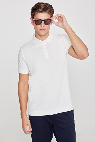 ALTINYILDIZ CLASSICS Κοντομάνικο polo - Εκρού - Κανονική εφαρμογή