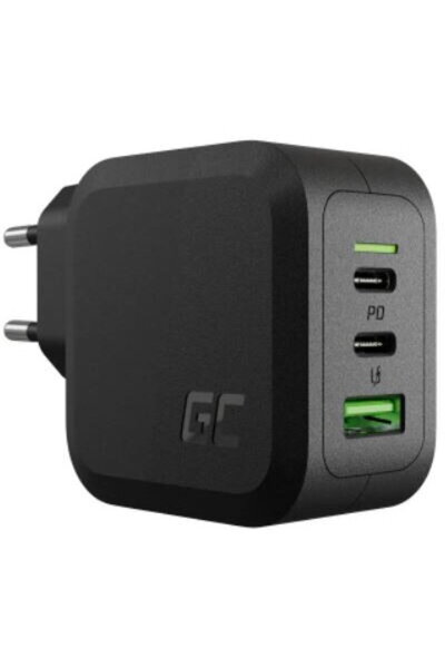 Green Cell PowerGaN 65W PD 3.0 QC 3.0 2xUSB-C 1xUSB-A φορτιστής τοίχου