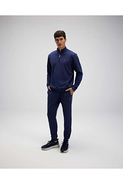 Ellesse Cotton Regular Fit Regular Waist Ribbed Leg Sweatpants Men's Sweatpan...