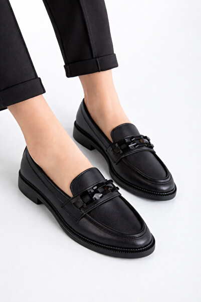 Scarpebutik Γυναικεία παπούτσια με λεπτή σόλα Loafer Moccasin με τετράγωνη αγ...