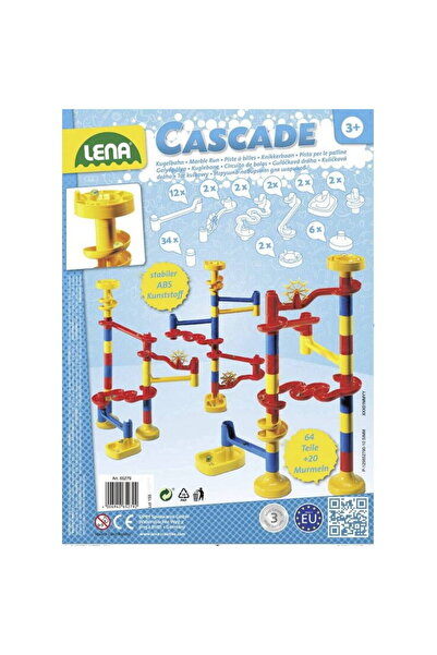 Lena ticaret Set Jucarii Lena Cascade Marble track Kiga with 20 balls