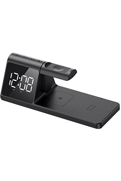 Havit W3042 - 3 в 1 безжична зарядна станция, черна