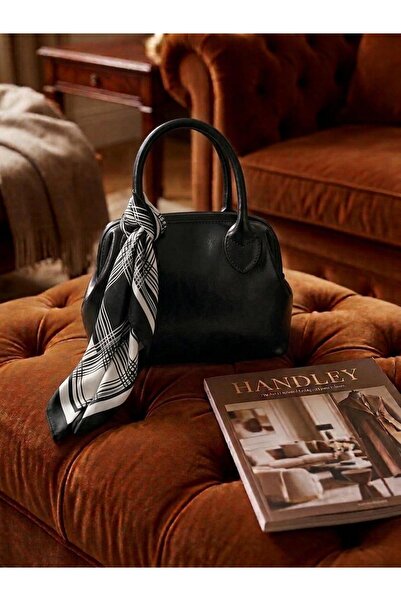 Handley Scarf Detailed Hand and Shoulder Bag
