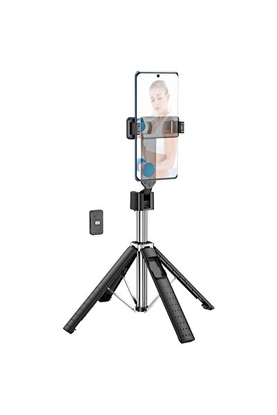 hoco. Selfie Stick Wireless Bluetooth 4.0 cu Telecomana si Trepied - Hoco (K1...