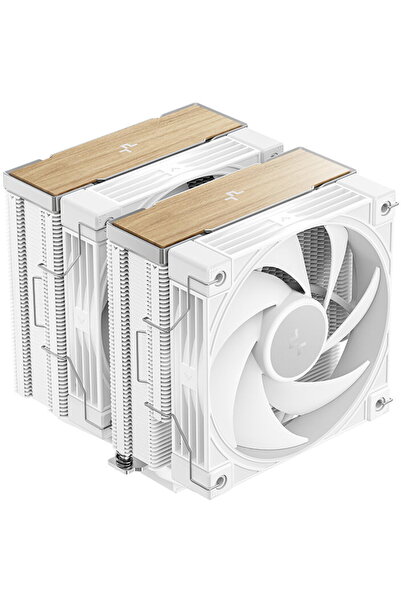 Deep Cool Ψύκτρα DeepCool AK620 G2 WH, ψύκτρα επεξεργαστή λευκό/ξύλινο, 120 χιλ.
