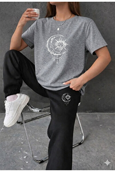 Gutsy Μπλουζάκι και φούτερ με στάμπα Ήλιου και Σελήνης για Γυναίκες / Κορίτσια