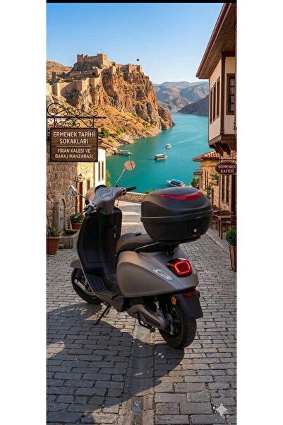 Mondial Turismo 50 CC Scooter arka çanta 32 litre