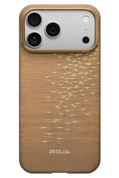 PITAKA Husă Ultra Subțire MagSafe pentru iPhone 17 Pro Auriu