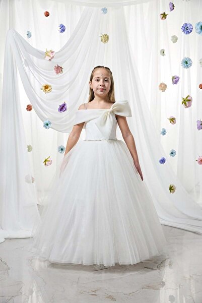 Kanilla Wedding Dress 2-10 Years Cream