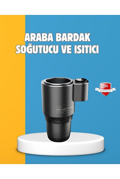 ETC Smart Cup Holder In-Car Thermal Warmer and Cooler with Digital Display - ...