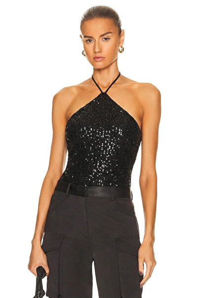 AFR CLOTHES ΓΥΝΑΙΚΕΙΑ ΜΑΥΡΗ ΜΠΛΟΥΖΑ ΜΕ ΠΑΓΙΕΤΕΣ, ΚΟΡΔΟΝΙΑ ΚΡΕΜΑΣΤΡΑΚΙΑ ΚΑΙ ΕΣ...