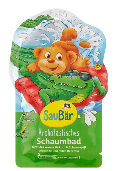 SAUBAR αφρός μπάνιου κροκόδειλος
