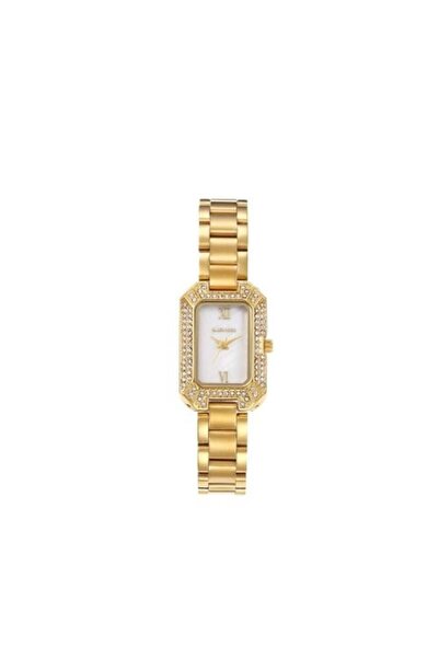 Black Moon Women's Watch Gold Color Silver Dial