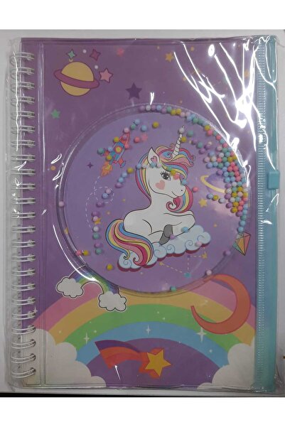 TAROS KIRTASİYE UNICK COLOR SMİLE PULLU KİLİT DOSYALI SPİRALLİ A5 DEFTER