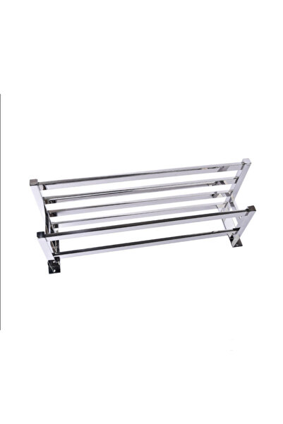 Orisa Orisa Towel Rail Fixed Dorene Square Heavy Chrome
