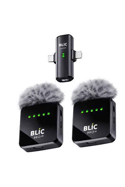meltobe BWC-07 2.4G Kablosuz Yaka Mikrofonu – Type-C & Lightning Uyumlu, Diji...