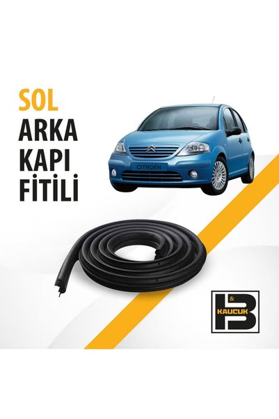 B&M KAUÇUK Citroen C3 (1.Nesil) Sol Arka Kapı Fitili Bm00491