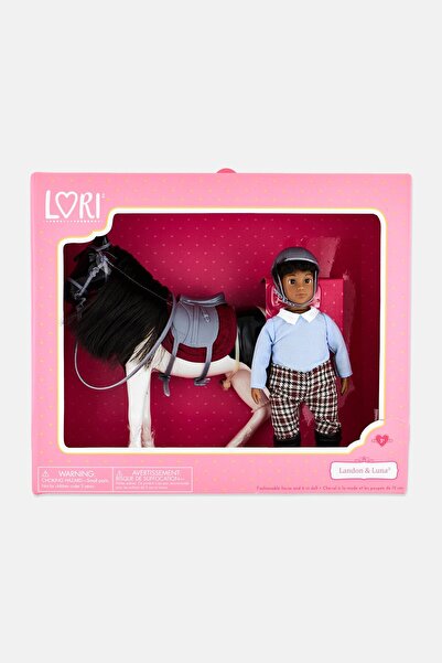Lori لاندون لونا - مجموعة دمية صغيرة الحجم وحصان لعبة