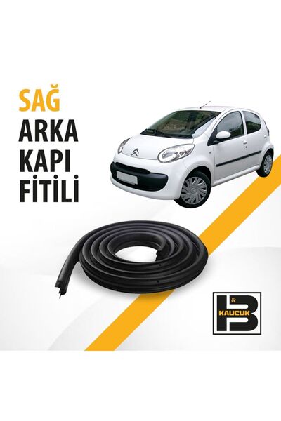 B&M KAUÇUK Citroen C1 Sağ Arka Kapı Fitili Bm00508