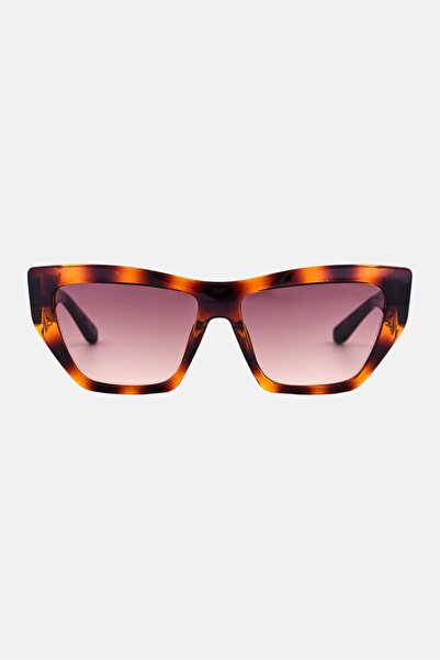 Guess Women GU00111 52F Cat Eye Sunglasses, Havana Brown