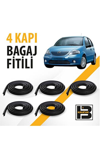 B&M KAUÇUK Citroen C3 (1.Nesil) 4 Kapı + Bagaj Fitili Bm00484