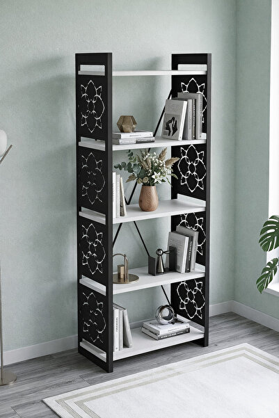 Retodesign 5 KATLI ENDÜSTRİYEL KİTAPLIK, ÇİÇEKLİK, ÇOK AMAÇLI RAF 2800B