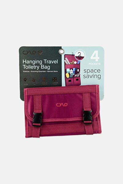 Cylo Hanging Travel Toiletry Bag, Maroon