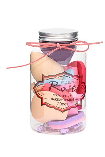 Roesıa Rose Cosmetics 17 Parça Makyaj Sünger Seti