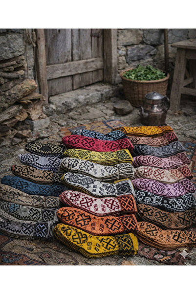 kokoş butik Kadın 6 Adet Çeyizlik çetik çorap Hediyelik Patik namaz çorabı ör...