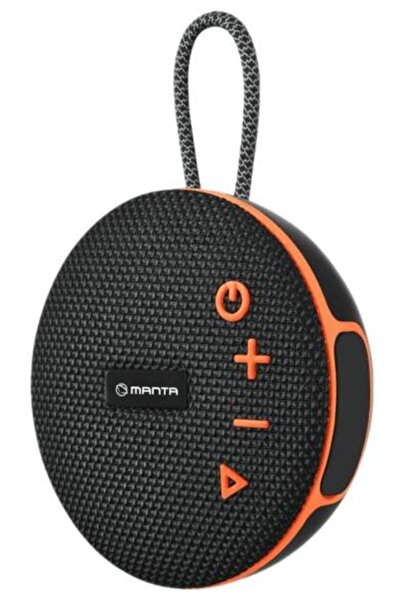MANTA SPK02GO Boxă portabilă Bluetooth Negru și Portocaliu